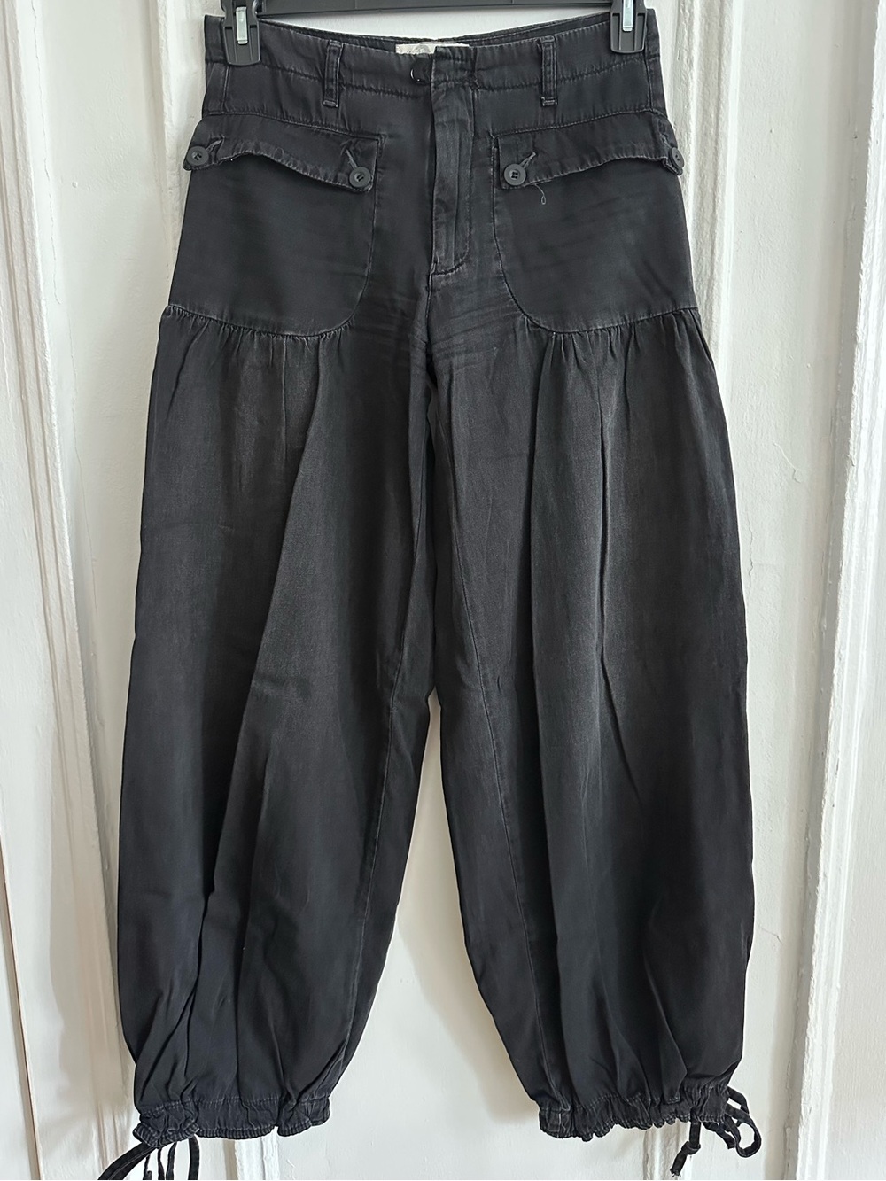 We the Free Black Lotus Balloon Jeans